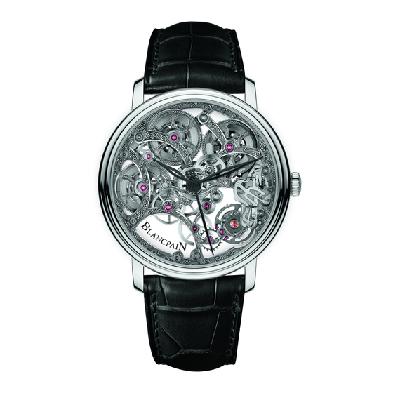 Blancpain Villeret SQUELETTE 8 JOURS Manual