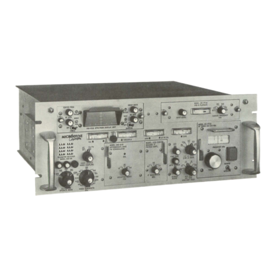 Microdyne 1100-AR Series Manuals