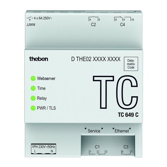 Theben TC 649 C Installation And Operating Instructions