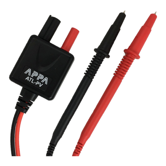 APPA ATL-PV - Test Lead Manual