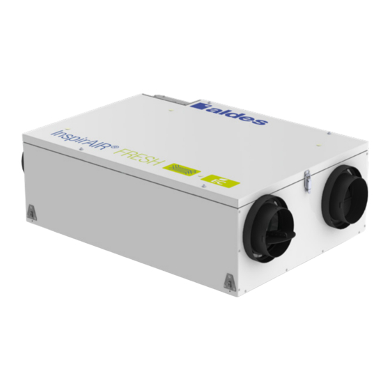 aldes InspirAIR FRESH EK120-HR Installation, Operation & Maintenance Manual