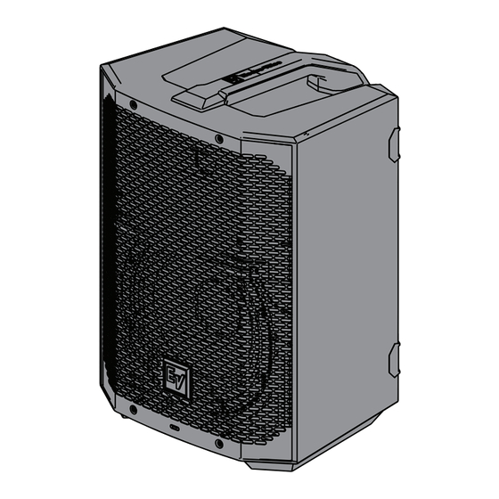 Electro-Voice EVERSE8-RAINCVR Quick User Manual