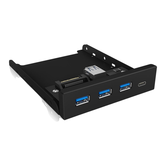 Icy Box IB-HUB1418-i3 Quick Installation Manual