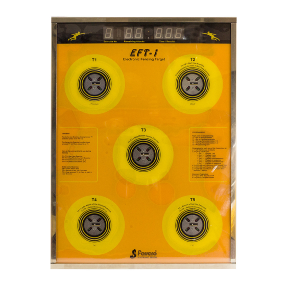 Favero EFT-1 Installation And User Instructions Manual