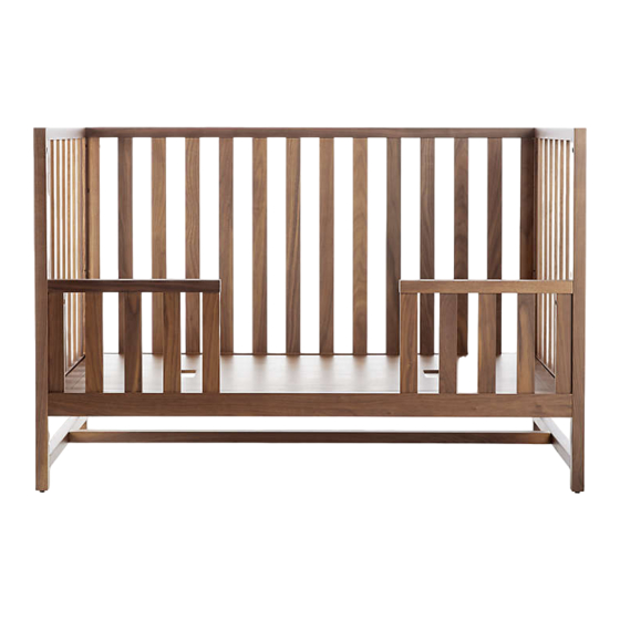 Crate&Barrel Taylor Toddler Rail Assembly Instructions Manual