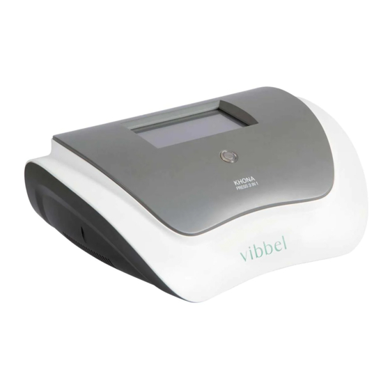 Vibbel Khona Press 3 in 1 Manual