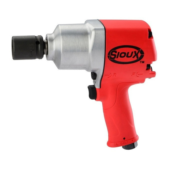 Sioux Tools IW750MP-6H Instructions-Parts List Manual