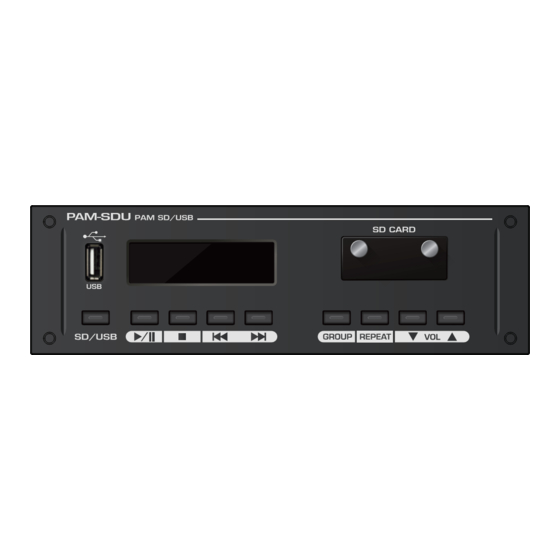 Inter-m PAM-SDU Operation Manual