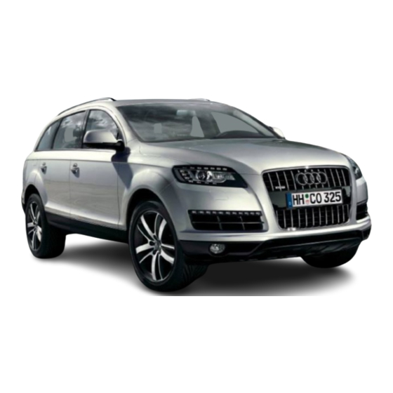Audi Q7 2014 Owner's Manual