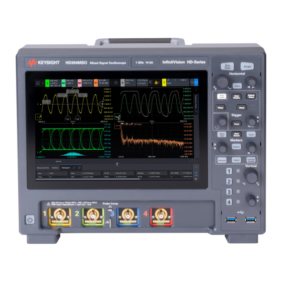 Keysight InfiniiVision HD3 Series User Manual
