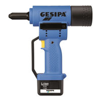 Gesipa AccuBird Operating Manual With Spare Parts List