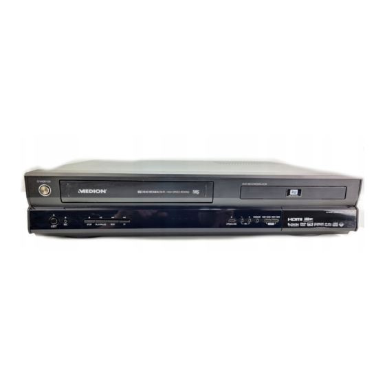 Medion MD 81664 DVD Video Recorder Manuals