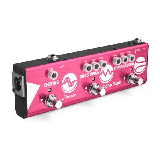 Donner Alpha Bass Owner's Manual
