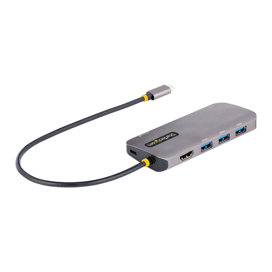 StarTech.com 127B-USBC-MULTIPORT Quick Start Manual