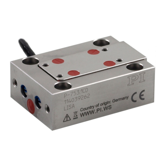 PI P-753 Series User Manual