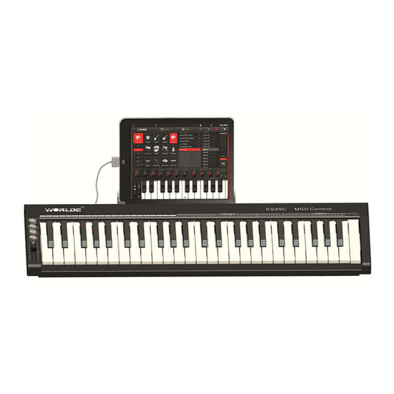 Worlde Digital Piano KS49C-A User Manual