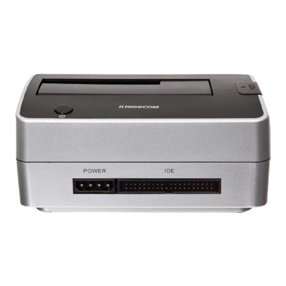 Freecom Hard Drive Dock Pro User Manual