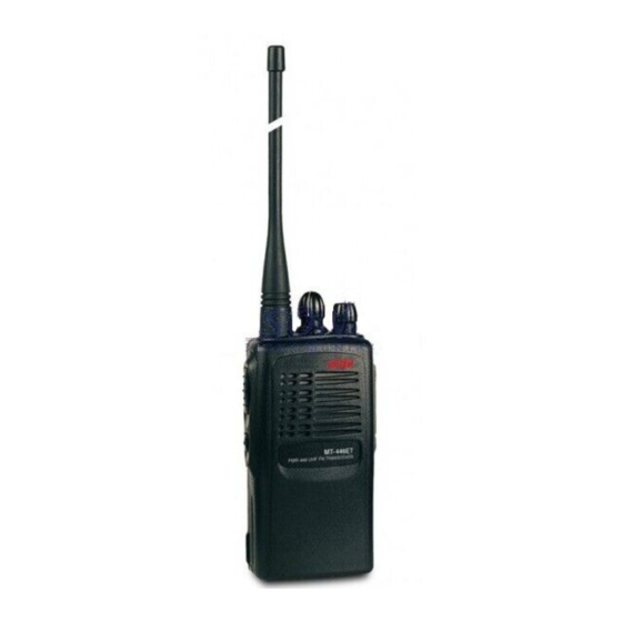 Intek MT-446ET Instruction Manual