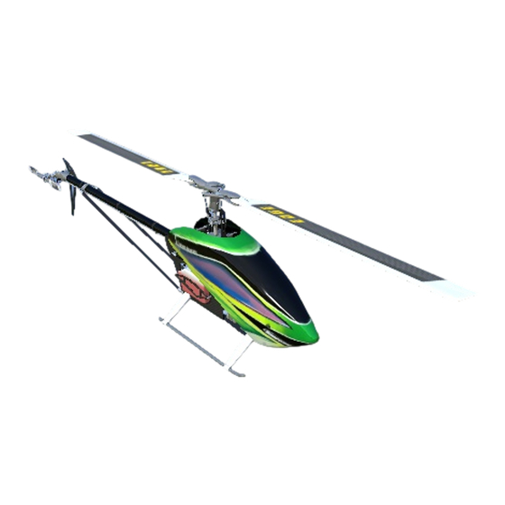 miniature aircraft X-Cell Whiplash Assembly Instructions Manual
