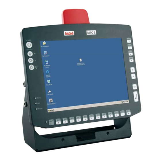 User Manuals: DLoG MPC 6 Industrial Computer
