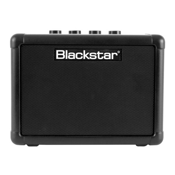 Blackstar FLY 3 Setup Manual