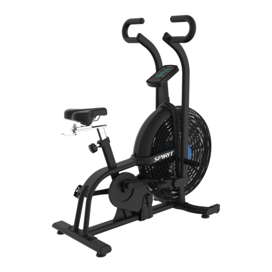 Spirit AB900 Air Bike Owner's Manual