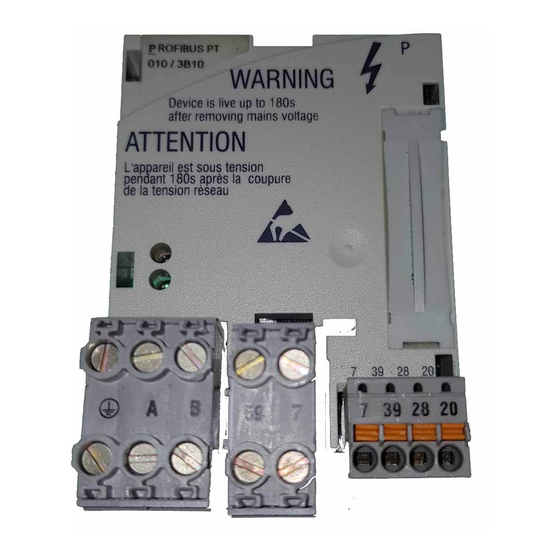 Lenze E82ZAFPC010 Mounting Instructions