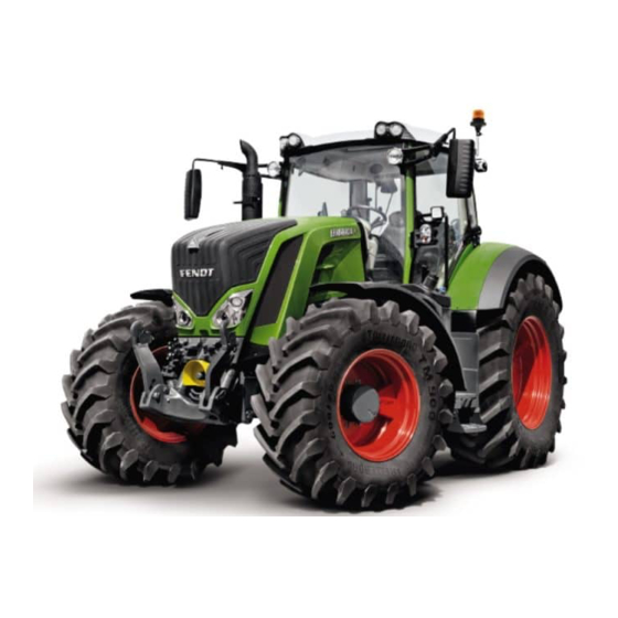AGCO FENDT 800 Vario SCR Series Workshop Service Manual