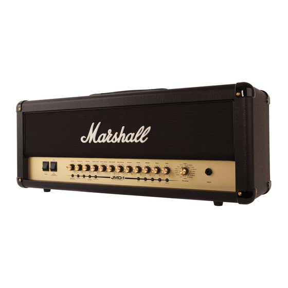 Marshall Amplification JMD:1 Series Owner's Manual