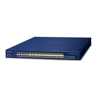 Planet Networking & Communication SGS-6310-24P4X Quick Installation Manual