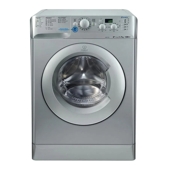 Indesit XWD 71252 Instructions For Use Manual