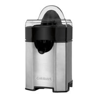 Cuisinart CCJ-500C Instruction Booklet