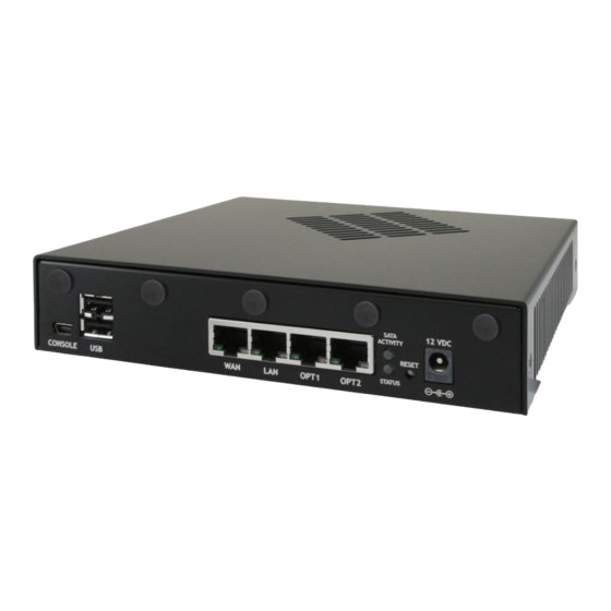 Sense SG-2440pfSense Quick Start Manual
