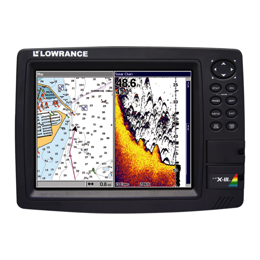 Lowrance LCX-110C Manuals
