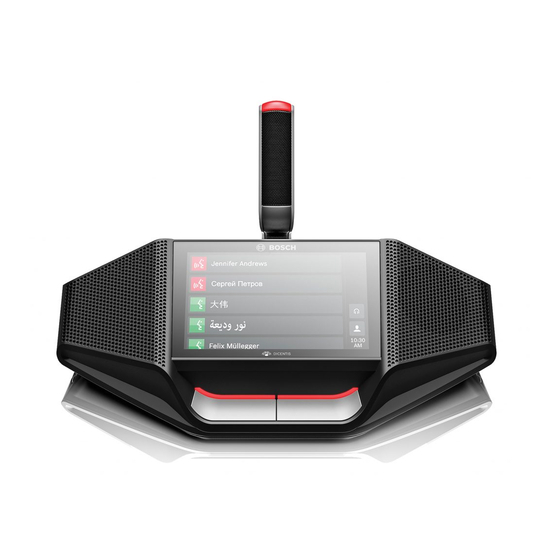Bosch DICENTIS Hardware Installation Manual