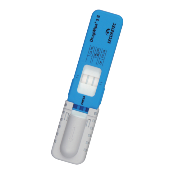 Securetec DrugWipe 5 S Instructions For Use