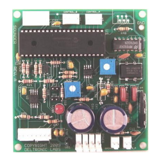 Deltronic Labs Sounder Quick Start Manual