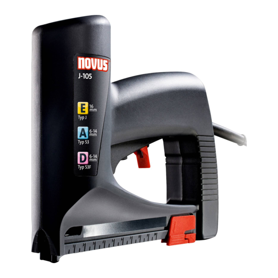 Novus J-105 Translation Of The Original Operating Instructions