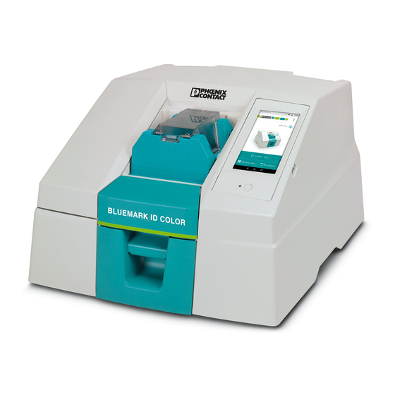 Phoenix Contact BLUEMARK ID User Manual