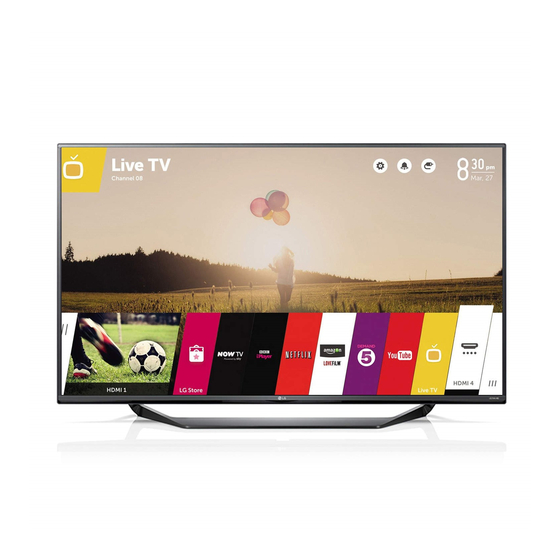 User Manuals: LG 65UF675V Ultra HD TV