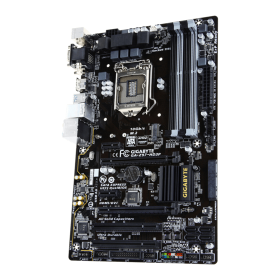 Gigabyte GA-Z97-HD3P User Manual