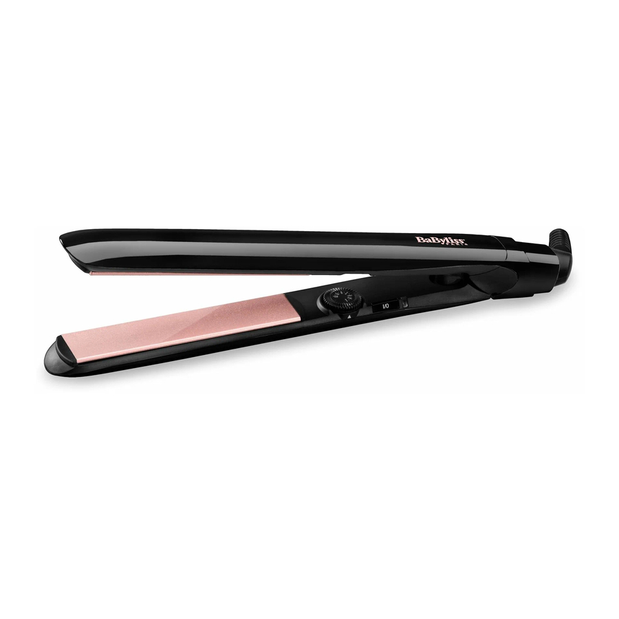 BaByliss ST298E-C180a - Quartz, Ceramic Starightener Manual