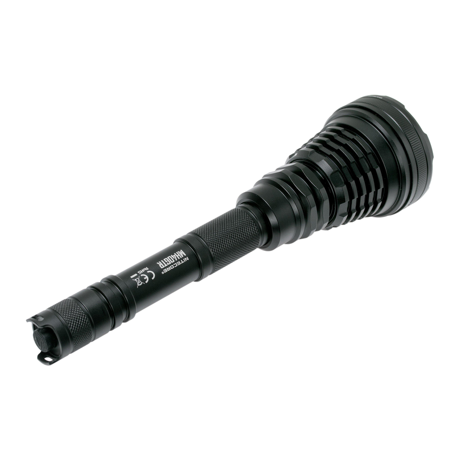 NITECORE MH40GTR - Ultra Long Range Dual-Fuel Manual