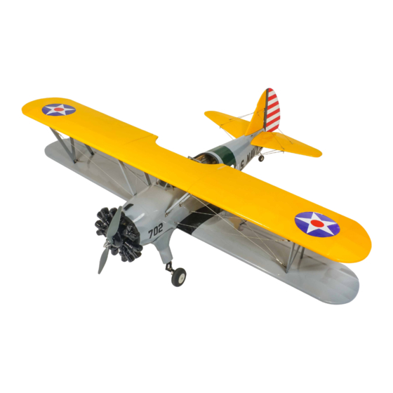 Dansing Wings 1:7 Stearman PT-17 Instruction Manual