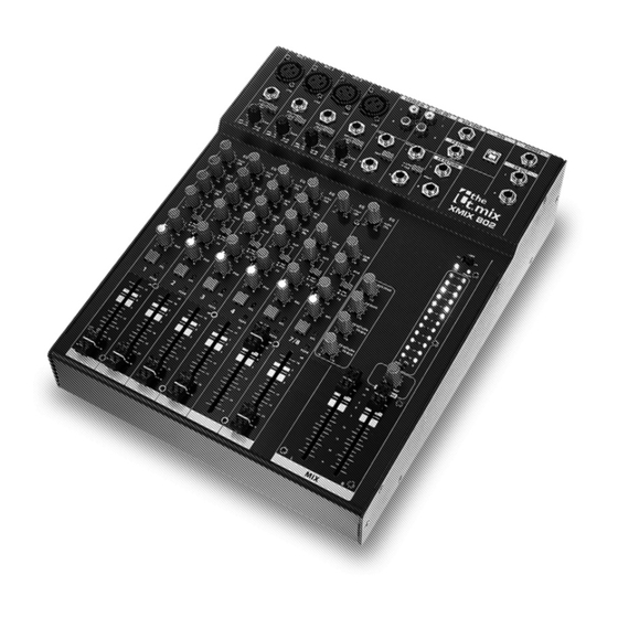 thomann the t.mix xmix 802 USB User Manual