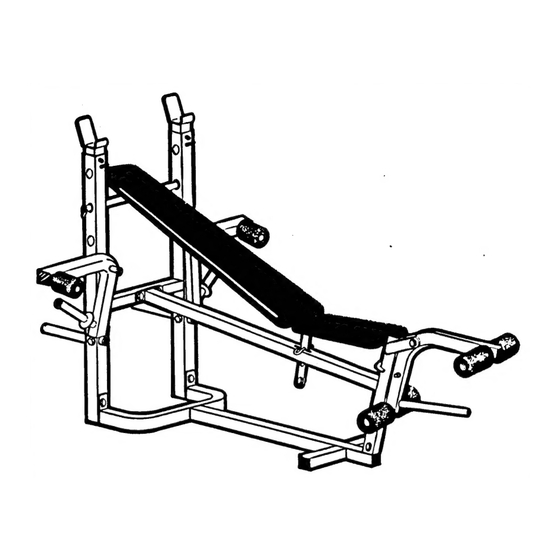 Weider B241 Assembly Instructions Manual