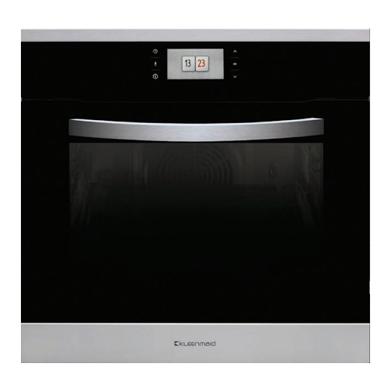 Kleenmaid OMFH6010 Instructions For Use And Warranty Details