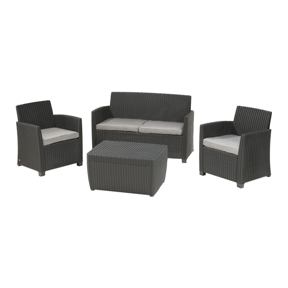 KETER Havana Balcony Outdoor Furniture Manuals