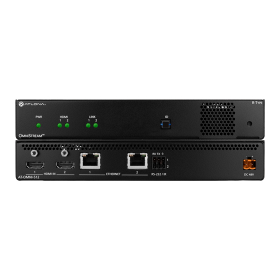 Atlona AT-OMNI-512 Manual
