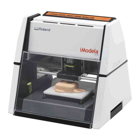Roland iModela iM-01 First Step Manual